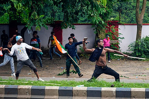 Kolkata Rape-Murder Case: Protesters throw stones towards police